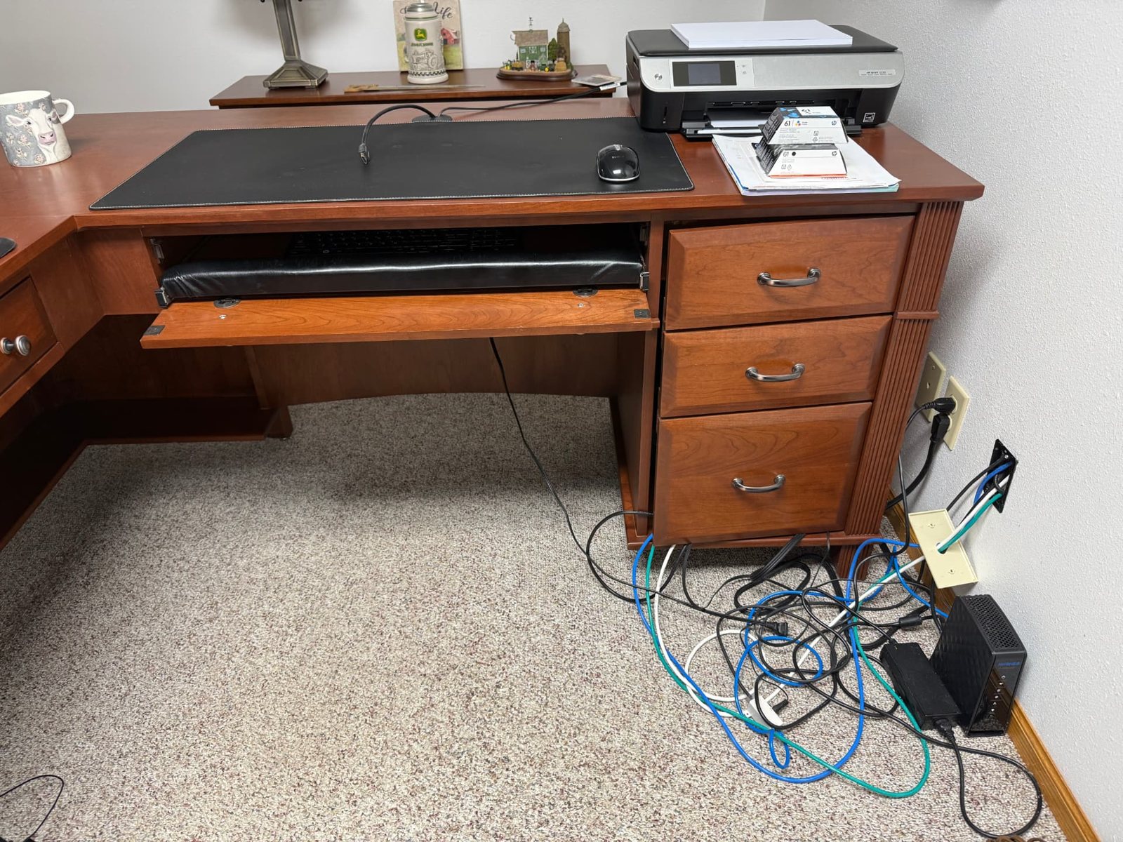 Office networking cleanup — real All Things Tech project by All Things Tech in Nebraska